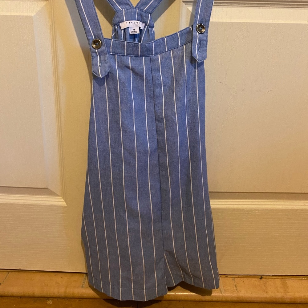 Light blue short overalls from FAVLUX